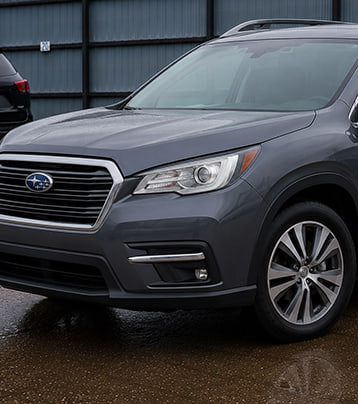 Subaru front-left exterior in the paired supplied after photograph